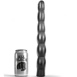 ALL BLACK ANAL DILDO 32 CM