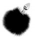 DARKNESS EXTRA BUTTPLUG ANAL CON COLA NEGRO 7 CM