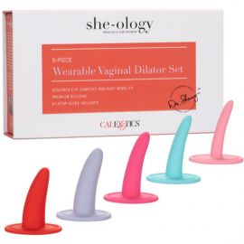 CALEXOTICS KIT 5PC DILATADORES VAGINALES O ANALES MULTICOLOR