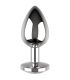 COQUETTE CHIC DESIRE PLUG ANAL DE METAL TALLA M CRISTAL CLEAR 35 X 8CM