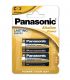 PANASONIC BRONZE PILA ALKALINA C LR14 BLISTER2