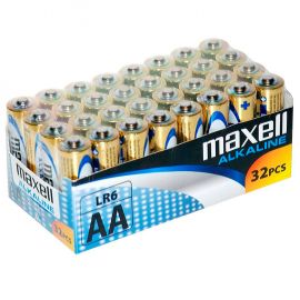 MAXELL PILA ALCALINA AA LR6 PACK32 PILAS