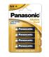 PANASONIC BRONZE PILA ALCALINA AA LR6 BLISTER4