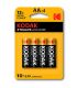 KODAK XTRALIFE PILA ALCALINA AA LR6 BLISTER4