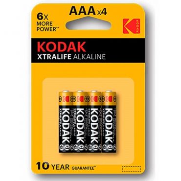 KODAK XTRALIFE PILA ALCALINA AAA LR03 BLISTER4