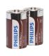 PHILIPS POWER ALKALINE PILA D LR20 BLISTER2