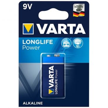 VARTA LONGLIFE POWER PILA ALCALINA 9V LR61 BLISTER1