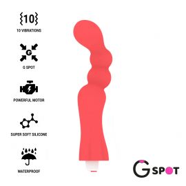 G SPOT GOHAN VIBRADOR PUNTO G LIGHT RED