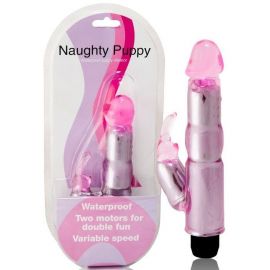 BAILE VIBRADOR ESTIMULADOR ROSA REGULABLE