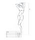 PASSION WOMAN BS016 BODYSTOCKING NEGRO TALLA UNICA