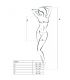 PASSION WOMAN BS025 BODYSTOCKING ESTILO VESTIDO NEGRO TALLA UNICA