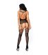 LEG AVENUE BODYSTOCKING TIRANTES ESPALDA TALLA UNICA