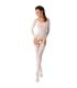 PASSION WOMAN BS055 BODYSTOCKING BLANCO TALLA UNICA