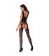 PASSION WOMAN BS062 BODYSTOCKING NEGRO TALLA UNICA