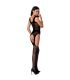 PASSION WOMAN BS061 BODYSTOCKING NEGRO TALLA UNICA