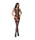 PASSION WOMAN BS066 BODYSTOCKING NEGRO TALLA UNICA