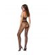 PASSION WOMAN BS048 BODYSTOCKING NEGRO TALLA UNICA