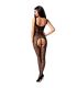 PASSION WOMAN BS078 BODYSTOCKING TALLA UNICA NEGRO