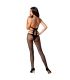 PASSION WOMAN BS084 BODYSTOCKING NEGRO TALLA UNICA