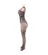 QUEEN LINGERIE BODYSTOCKING CON ABERTURA FLORES S L