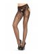 LEG AVENUE PANTIE EN RED BORDADA NEGRO ELEGANTE