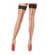 LEG AVENUE MEDIAS NUDE NEGRO BACKSEAM