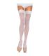 LEG AVENUE OUTLET MEDIAS DE NYLON CON ENCAJE SUPERIOR PLUS