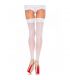 LEG AVENUE MEDIAS ALTAS BLANCAS TALLA UNICA