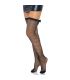 LEG AVENUE MEDIAS DE RED CON COSTURA TRASERA DECORADA TALLA UNICA