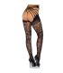 LEG AVENUE WRAP AROUND CROTHLESS TIGHTS ONE SIZE