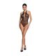 PASSION WOMAN BS088 BODYSTOCKING NEGRO TALLA UNICA