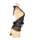 QUEEN LINGERIE TEDDY ESCOTADO DE ENCAJES L XL