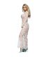 SUBBLIME VESTIDO LARGO MANGA LARGA BLANCO S M