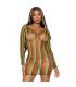 LEG AVENUE MINIVESTIDO DE RED RASTAS TALLA UNICA