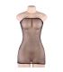 QUEEN LINGERIE VESTIDO CUERPO DE RED CON BRILLANTES S L