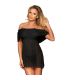 SUBBLIME SET VESTIDO CORTO TANGA NEGRO S M