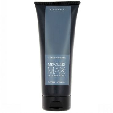 MIXGLISS MAX LUBRICANTE ANAL BASE AGUA NATURAL 70 ML