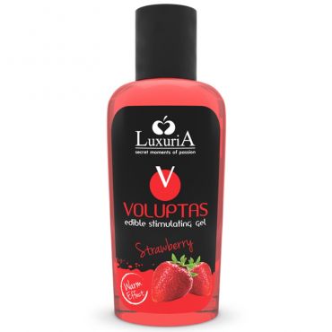 INTIMATELINE LUXURIA VOLUPTAS GEL MASAJE COMESTIBLE EFECTO CALOR FRESA 100 ML