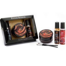 EXTASE SENSUAL KIT COFRE CHOCOLATE AFRODISIACO