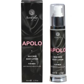 SECRETPLAY APOLO LOCION PIEL DE SEDA PARA HOMBRES 50 ML