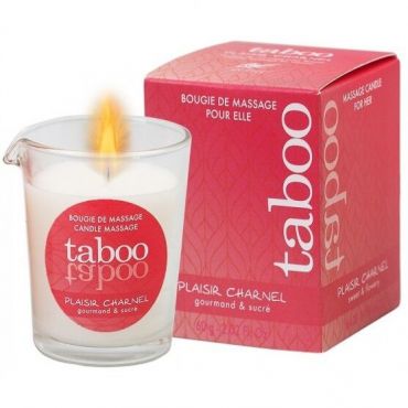 RUF TABOO VELA DE MASAJE PARA ELLA PLAISIR CHARNEL AROMA FLOR DE CACAO