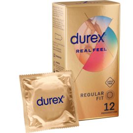 DUREX REAL FEEL 12 UNIDADES