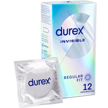 DUREX INVISIBLE EXTRA FINO 12 UNIDADES