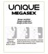 UNIQ MEGASEX PRESERVATIVOS SENSITIVOS CON LIGUERO SIN LATEX 3 UNIDADES