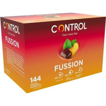 CONTROL ADAPTA FUSSION PRESERVATIVOS 144 UNIDADES