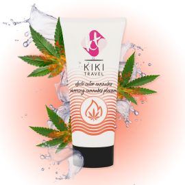 KIKa TRAVEL GEL DESLIZANTE SABOR A CANNABIS EFECTO CALOR INTENSO 50 ML