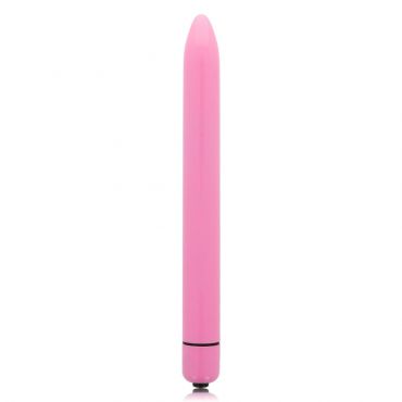 GLOSSY SLIM VIBRADOR ROSA INTENSO