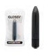 GLOSSY THIN VIBRADOR NEGRO