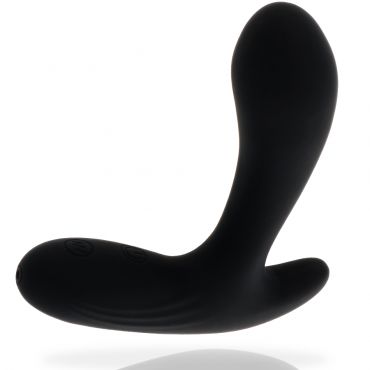 ADDICTED TOYS ANAL MASSAGER BLACK VIBRATION