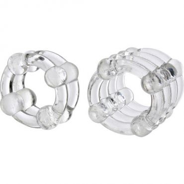 CALEXOTICS COLT ENHANCER RINGS ANILLOS PARA EL PENE TRANSPARENTES